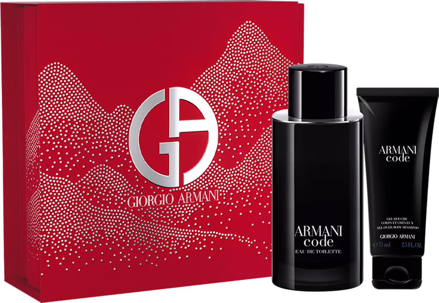 Conjunto Giorgio Armani Code Eau de Toilette - Perfume Masculino 125ml + Shower Gel 75ml