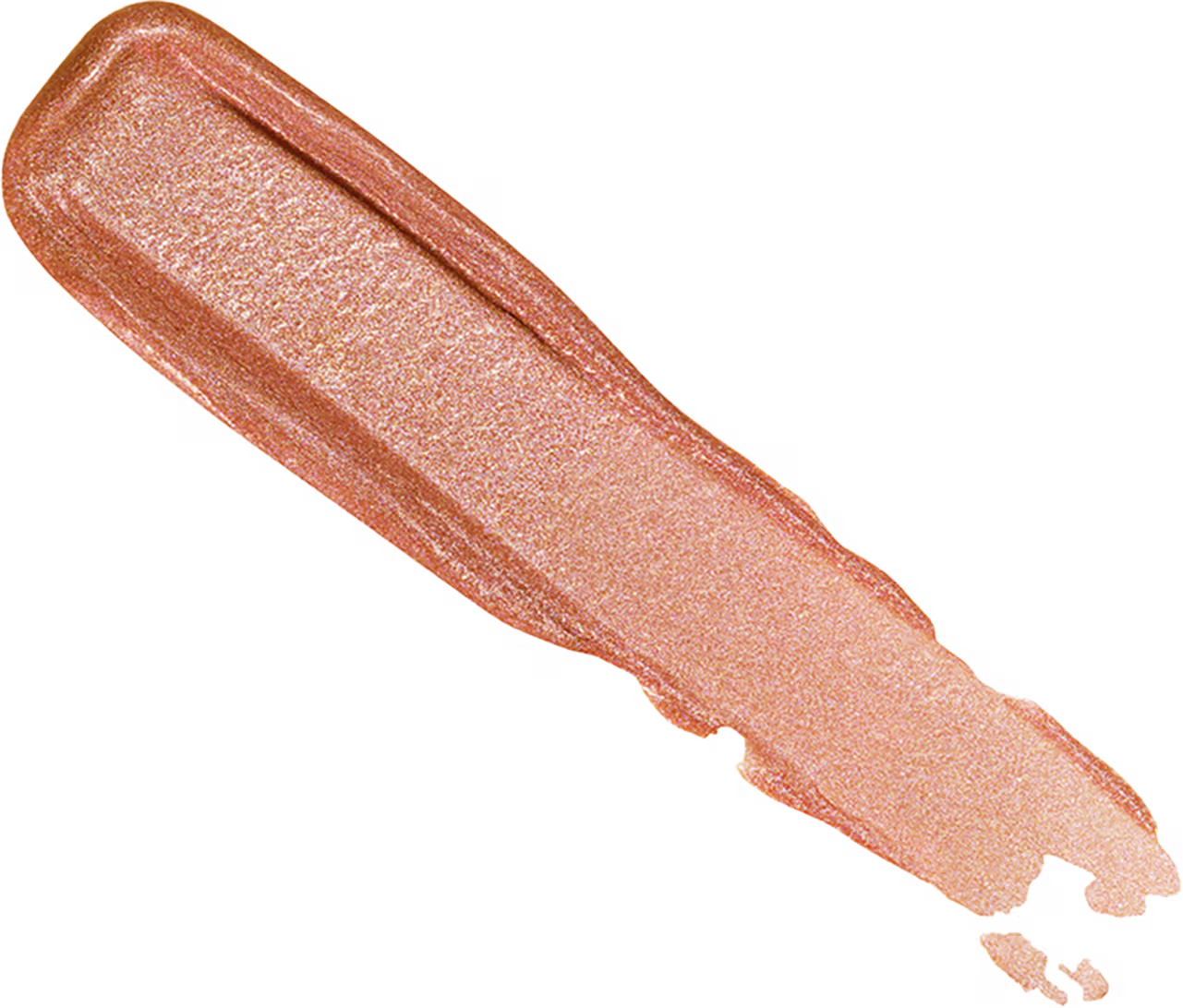 Uma "pincelada" do produto, onde é possível ver a cor vibrante e a textura cremosa e perolada.