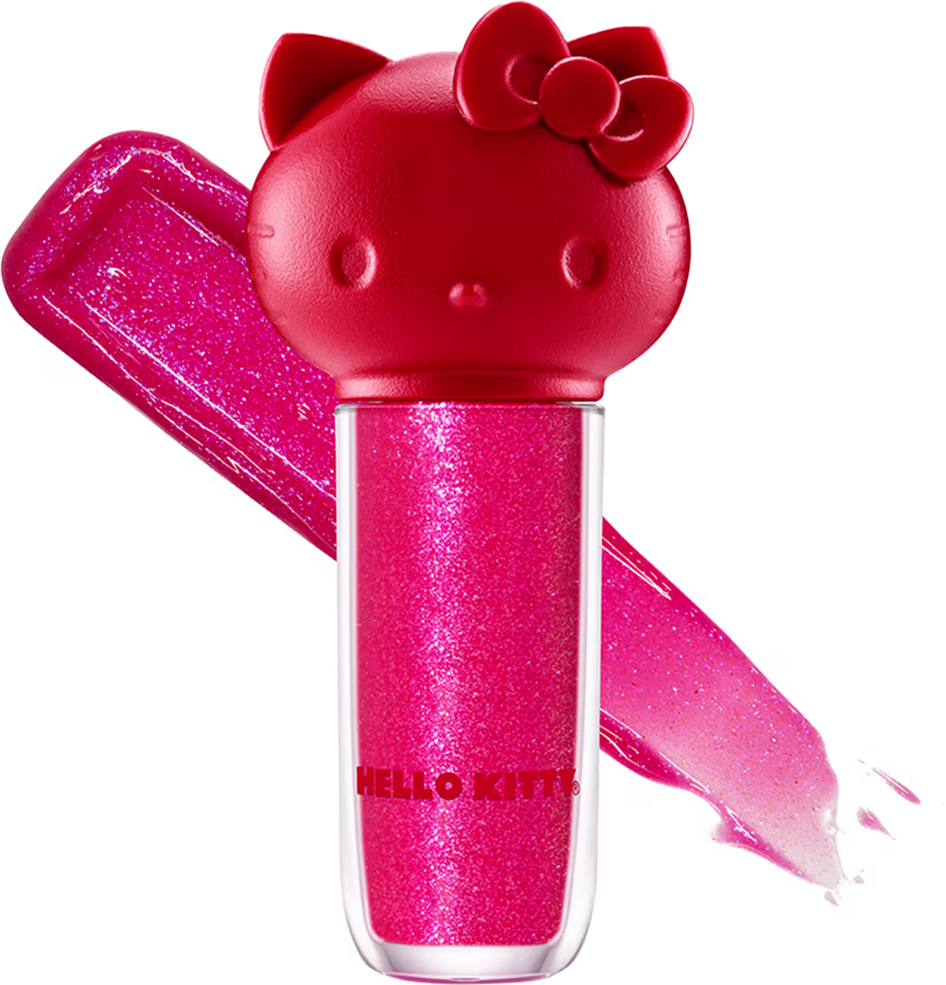 Imagem da embalagem com um risco ao fundo, representando uma "pincelada" do produto.