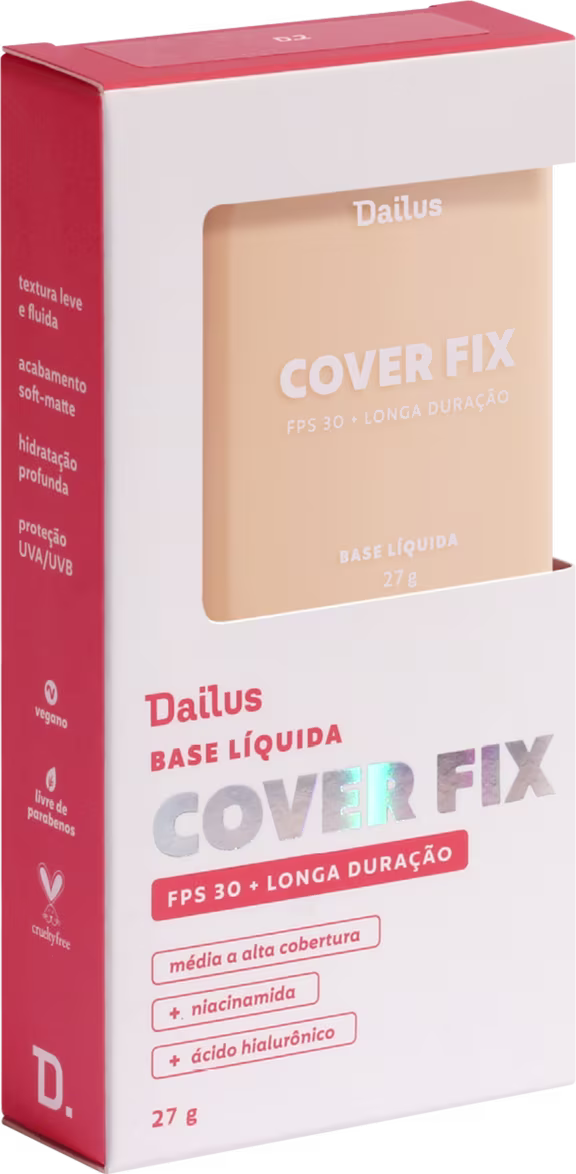 Base Líquida Dailus Cover Fix D2