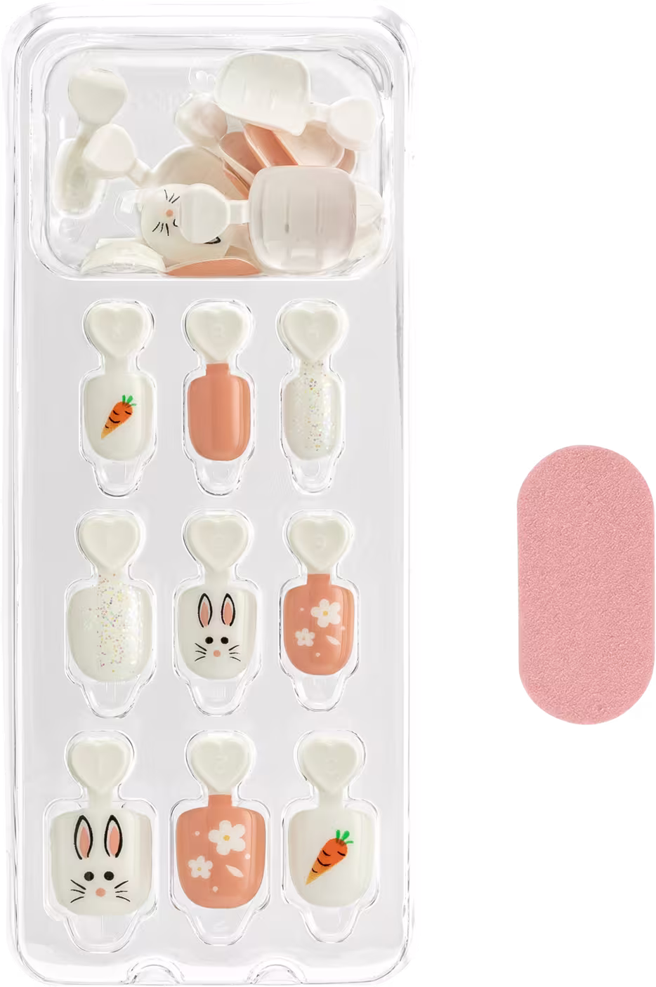 Unhas Postiças Autocolantes Kiss New York imPRESS Mini Easter Bunny.