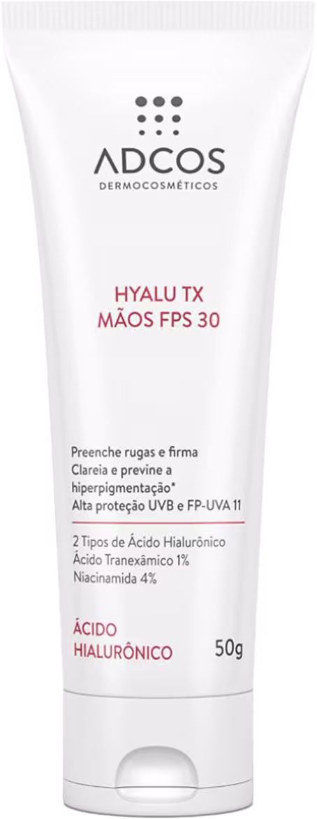 Creme para Mãos Adcos Hyalu TX FPS30 de 50g
