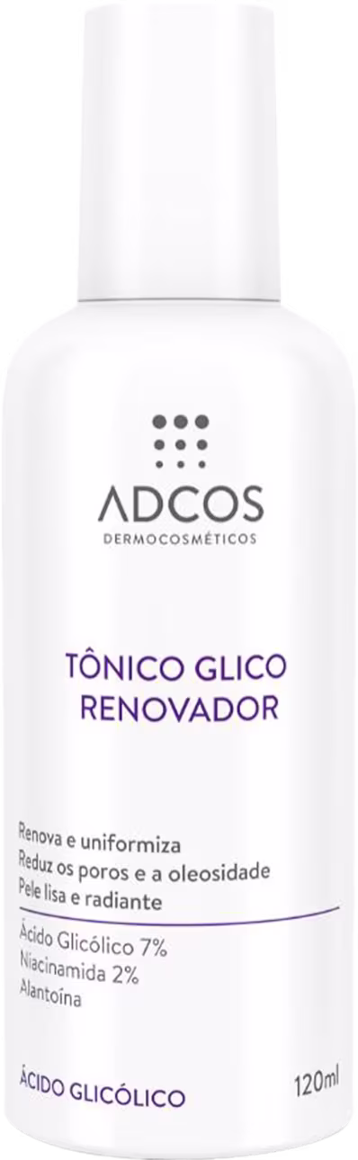 Tônico Facial Adcos Glico Renovador de 120ml