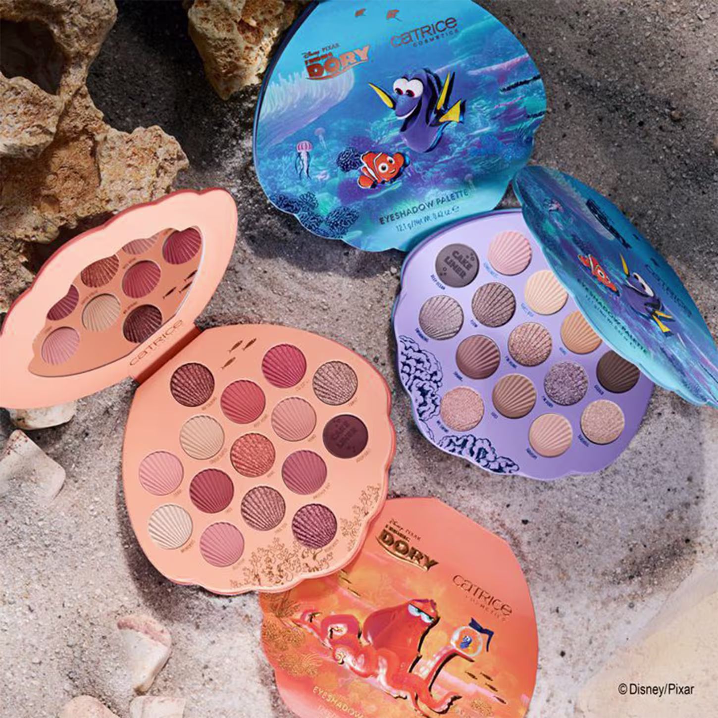 Paleta de Sombras Catrice Disney Pixar Procurando Dory 010 Just Keep Swimming 12,1g.