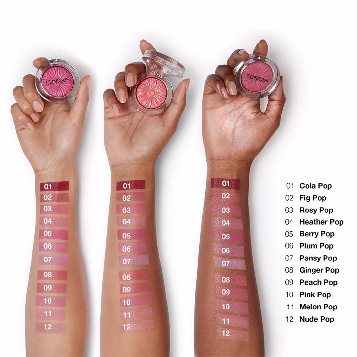 Blush em Pó Clinique Pop Cheek Ginger Pop, 3,5g