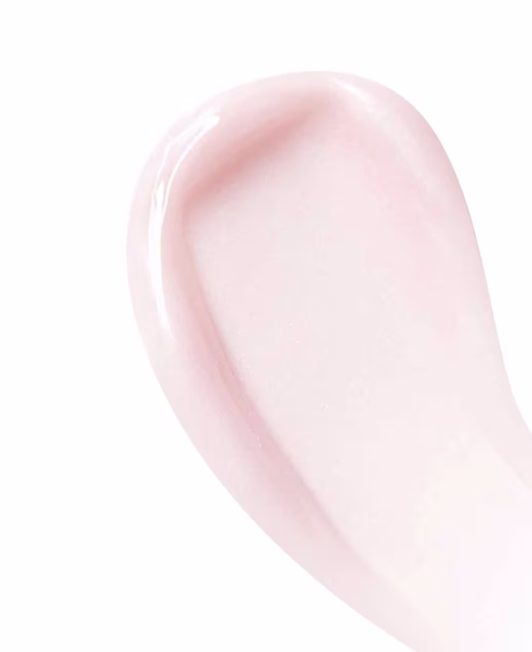 Amostra da cor do Lip Treatment Too Faced Pillow Balm Original, tom branco translúcido
