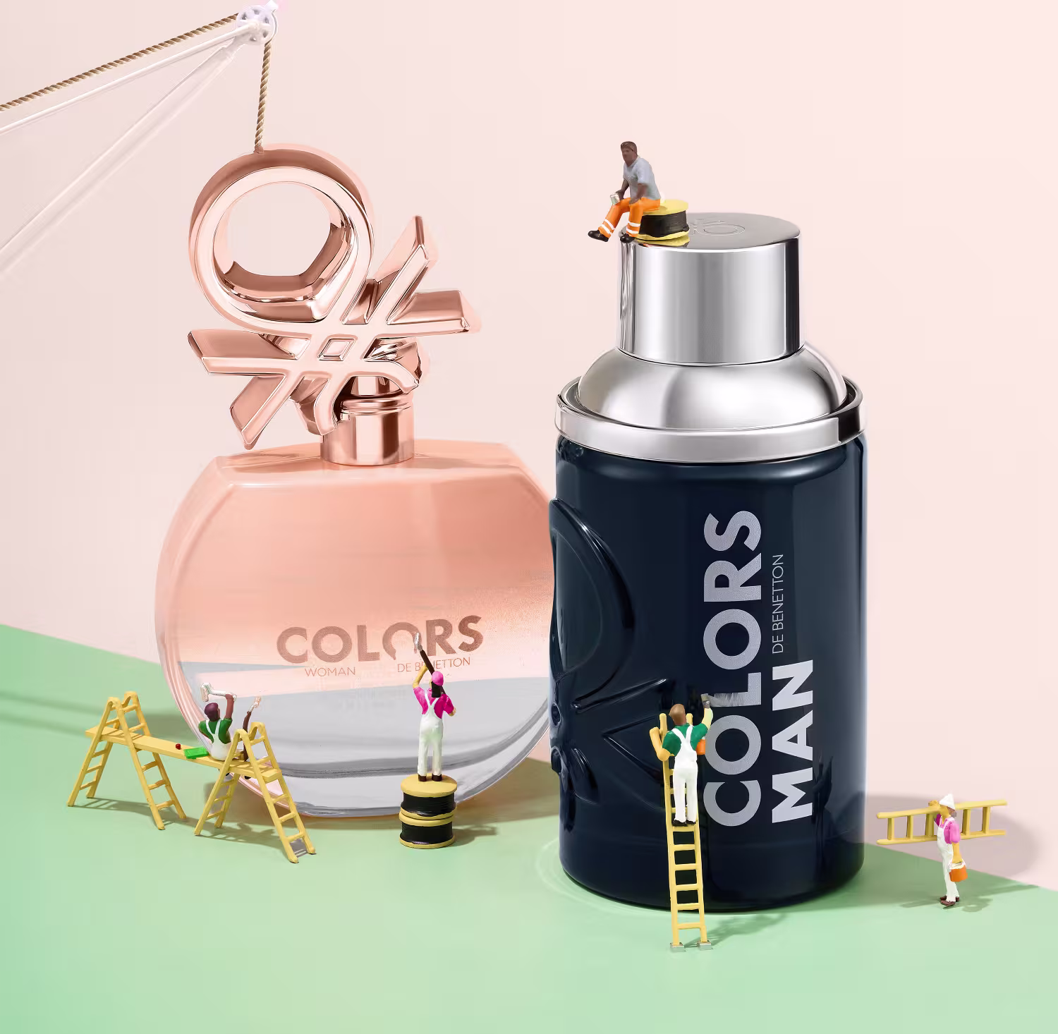 Versão masculina e feminina da linha.