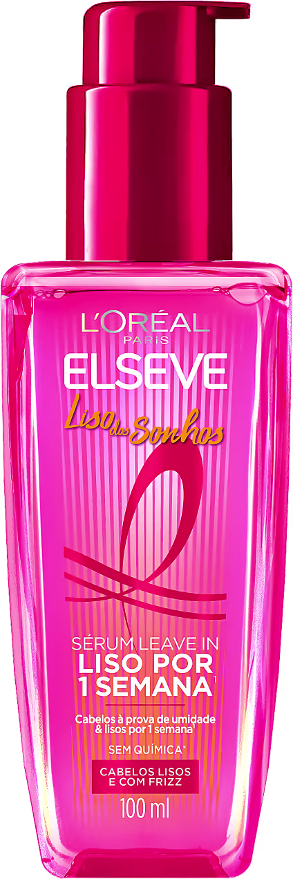Sérum capilar Liso dos Sonhos, da marca Elseve.