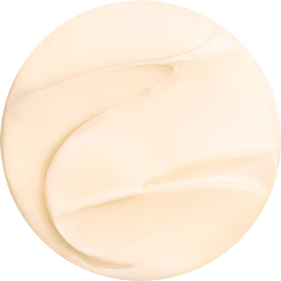 Textura cremosa e rosada do produto Shiseido Future Solution LX Eye and Lip Contour Regenerating Cream