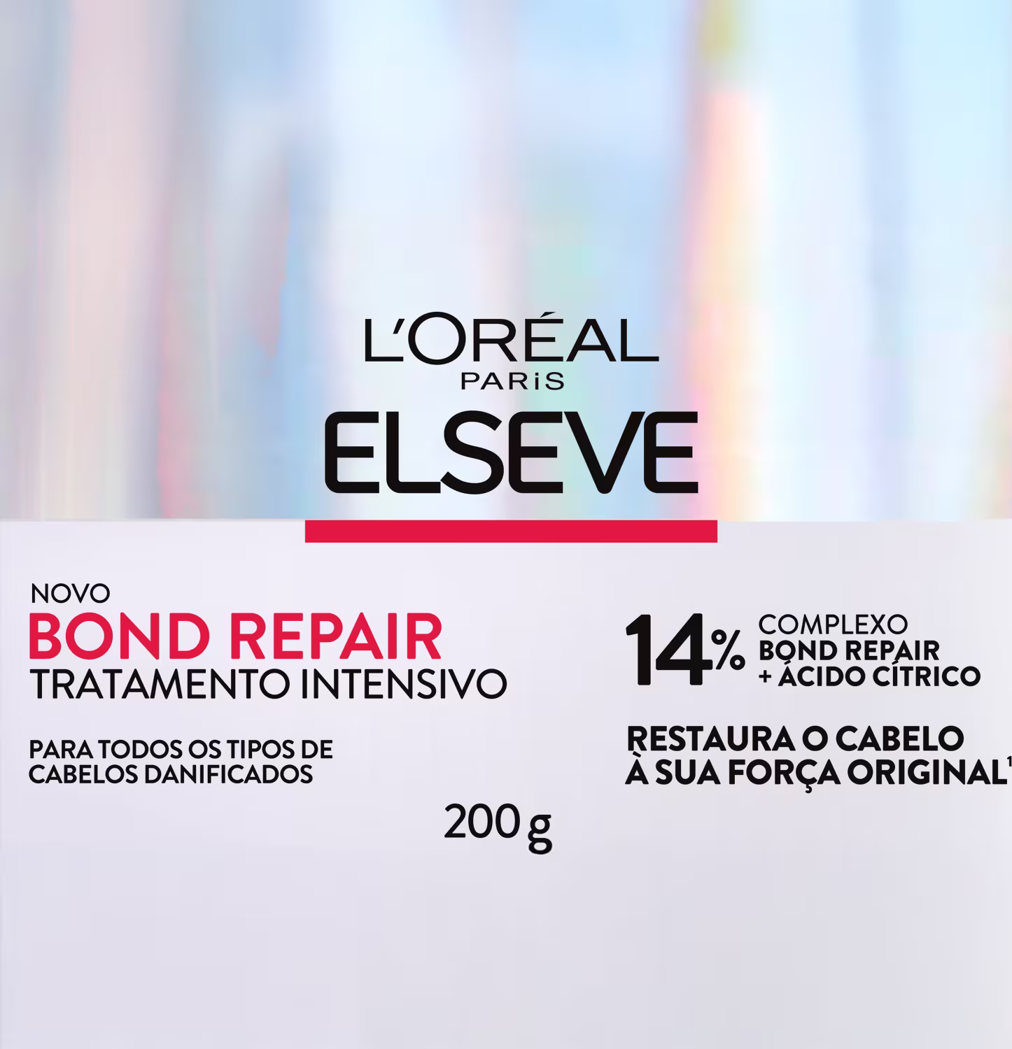 Máscara Capilar Elseve L'Oréal Paris Bond Repair Tratamento Intensivo, 200g.