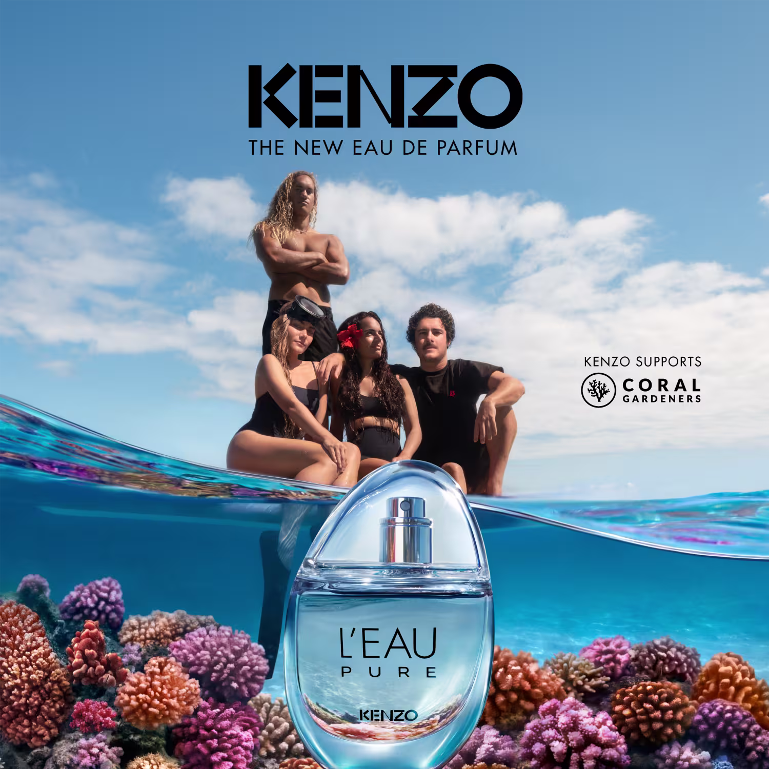 Perfume Importado Masculino L'Eau Pure Kenzo EDP, 30ml.