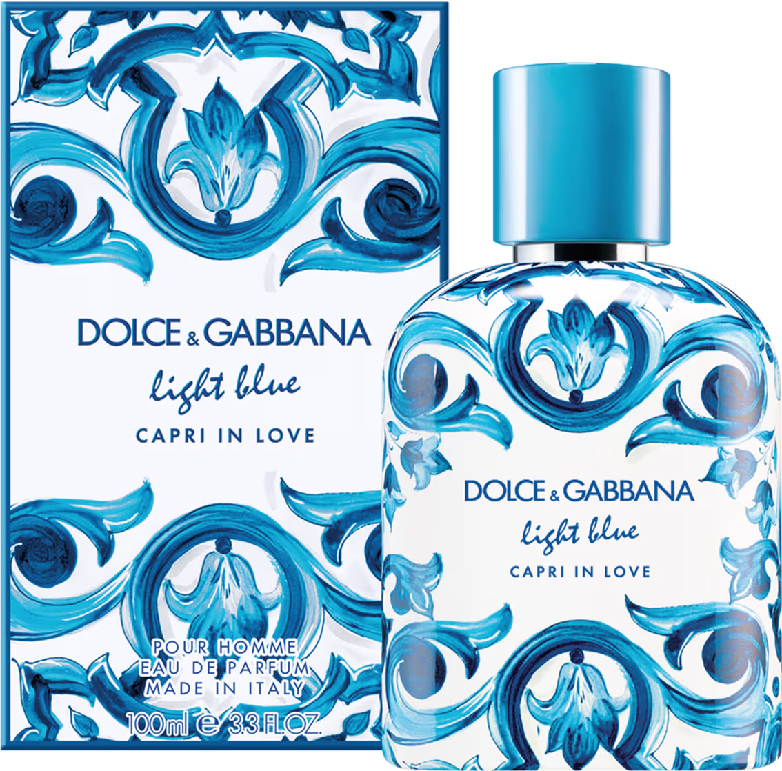 Perfume Masculino Light Blue Capri in Love Dolce & Gabbana EDP, 100ml.