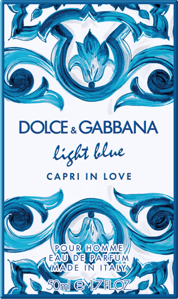 Perfume Masculino Light Blue Capri in Love Dolce & Gabbana EDP, 50ml.