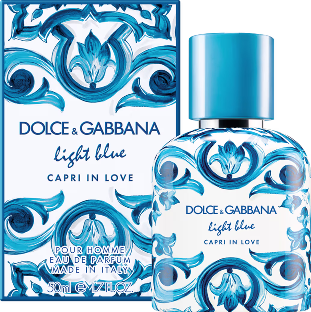 Perfume Masculino Light Blue Capri in Love Dolce & Gabbana EDP, 50ml.