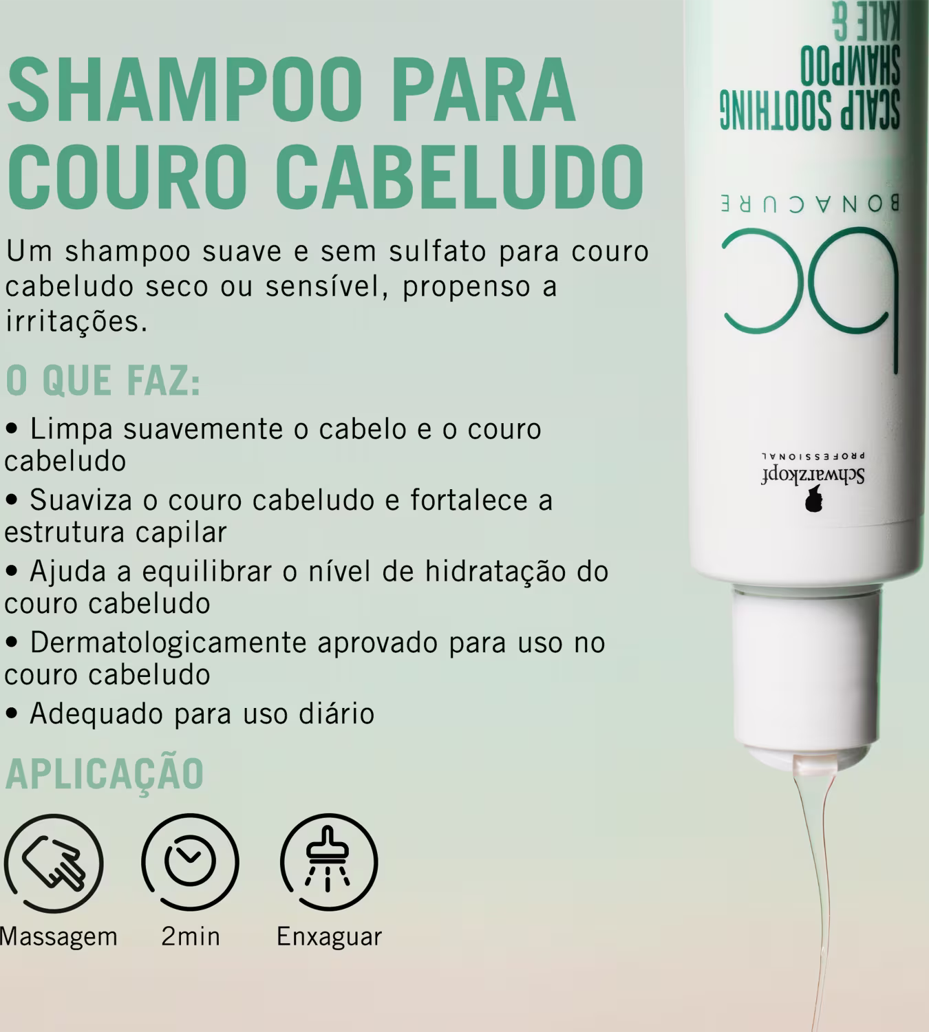 Shampoo Schwarzkopf Professional Bonacure Scalp Soothing, 250ml.