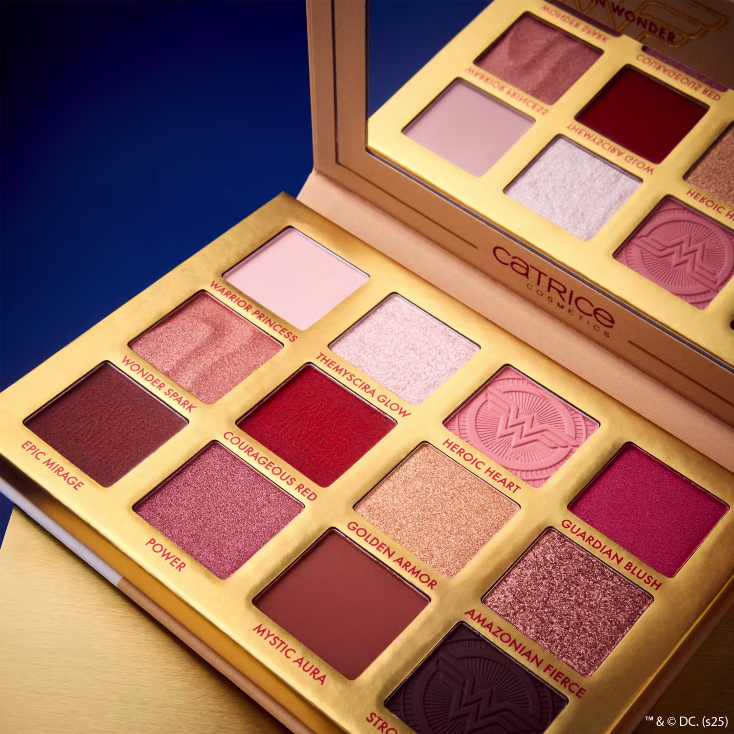 Paleta de Sombras Catrice Mulher Maravilha 020 Amazonian Warrior, 15,5g.