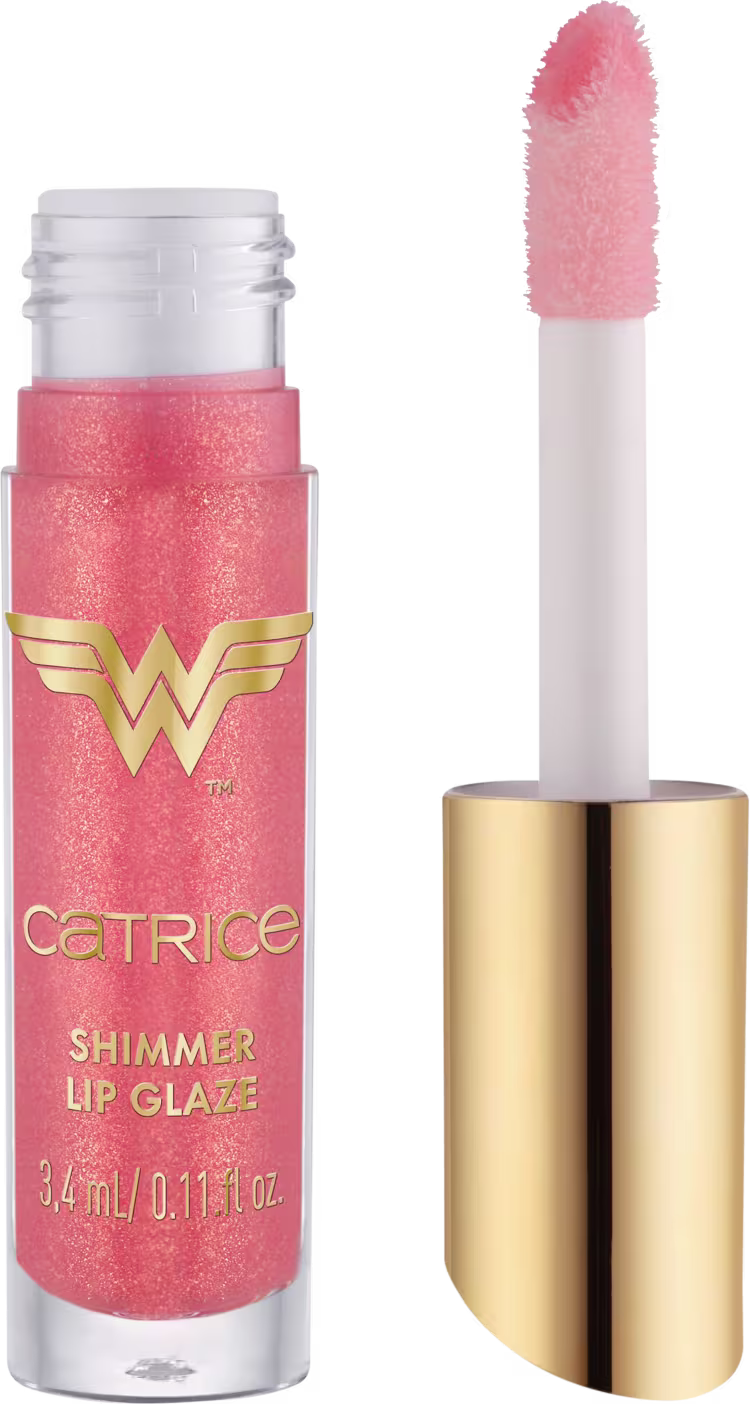 Gloss Labial Catrice Mulher Maravilha 020 Brave And Powerful, 3,4ml.