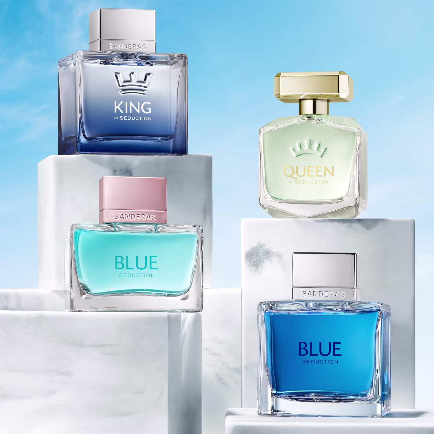 Perfume Feminino Blue Seduction Woman Banderas EDT, 80ml.