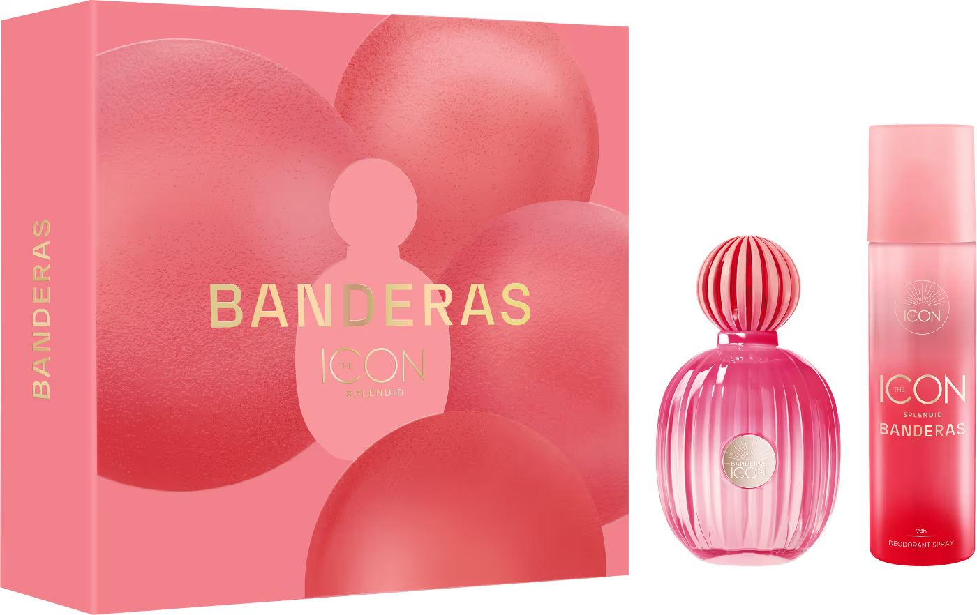 Conjunto The Icon Splendid Banderas Feminino, com Eau de Parfum 100ml e  Desodorante Spray 150ml