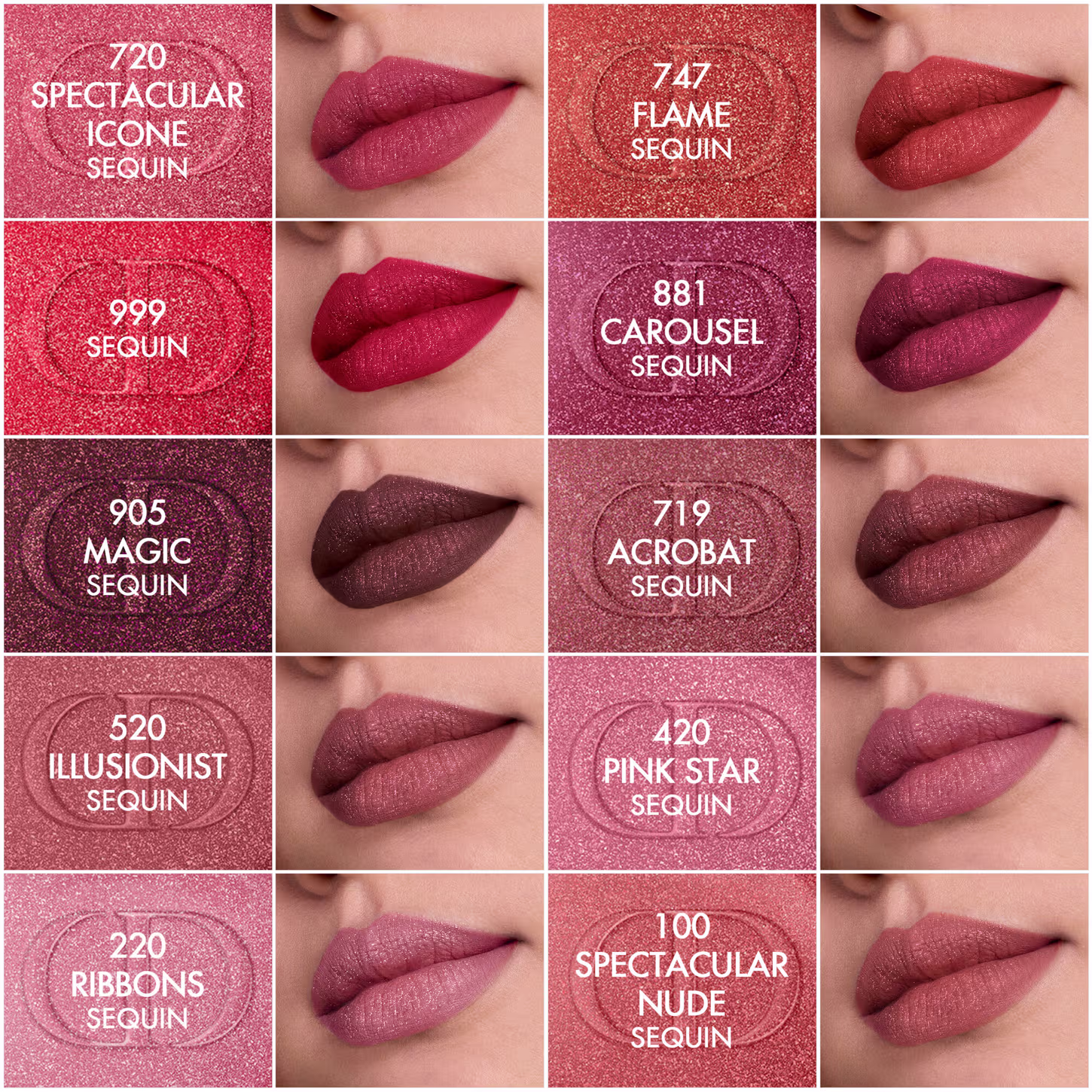 Batom Líquido Dior Rouge Dior Duo 905 Magic, 5ml.