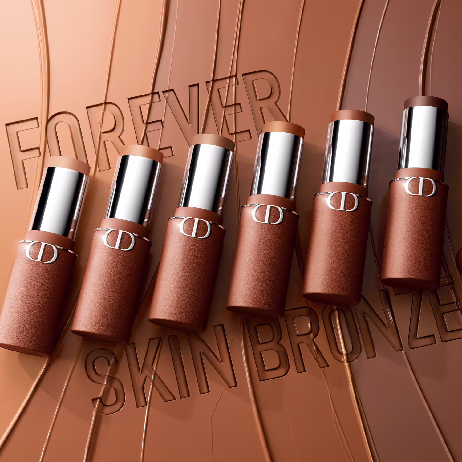 Todas as cores do  Bronzeador em Bastão Dior Forever Skin Bronze