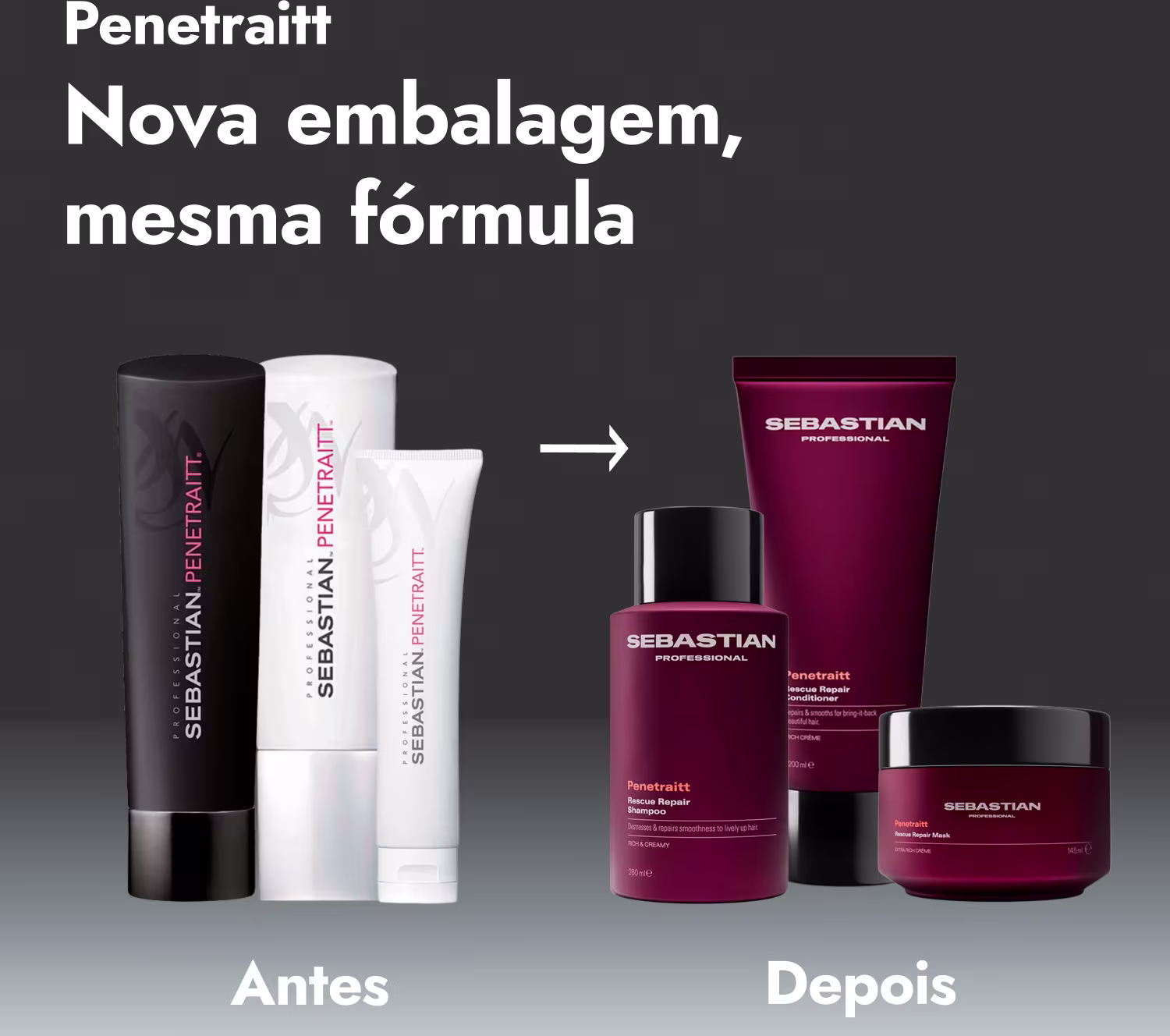 Penetraitt
Nova embalagem, 
mesma fórmula