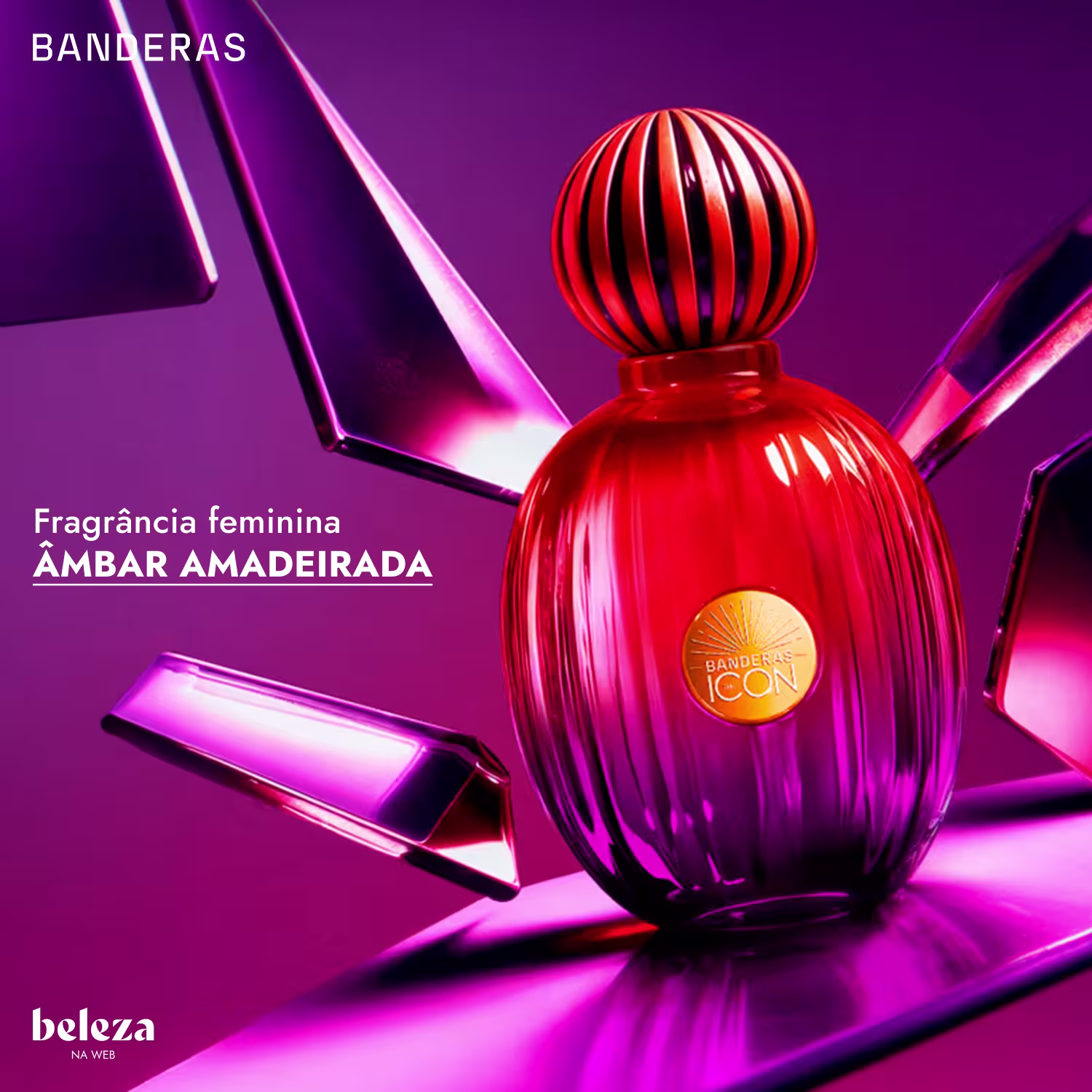Fragrância feminina AMBAR AMADEIRADA