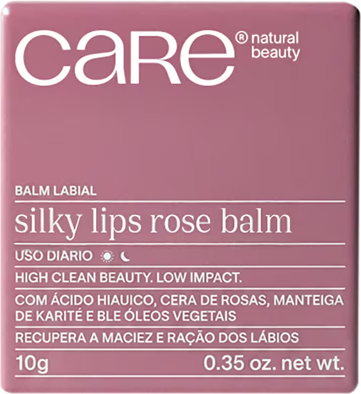 Lip Balm CARE Natural Beauty Silky Lips Rose Balm de 10g