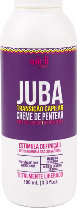 Creme de Pentear Widi Care Juba Transição Capilar, 100ml.