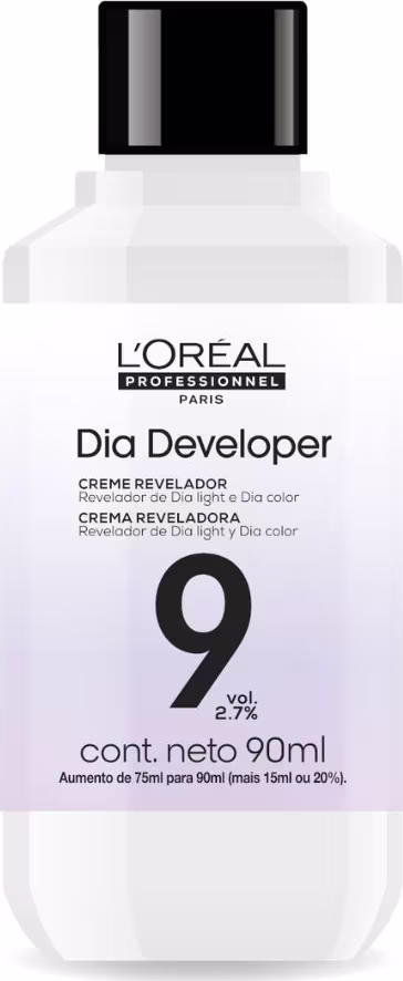 Emulsão Reveladora 9 Volumes L'Oréal Professionnel Dia Developer, 90ml.