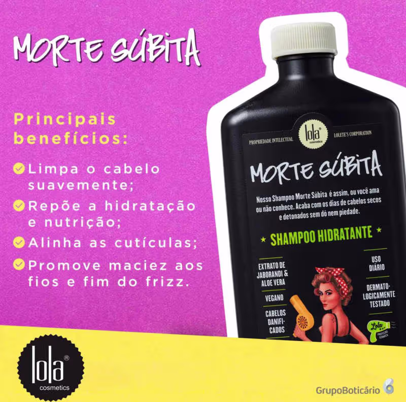 Kit Lola From Rio Morte Súbita Home Care Sexteto. 6 produtos.
