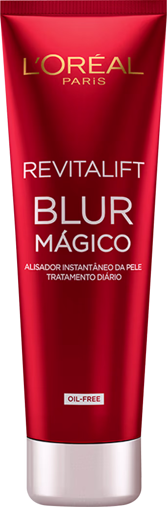 A imagem mostra o Primer Facial Revitalift Blur Mágico de L'Oréal Paris.