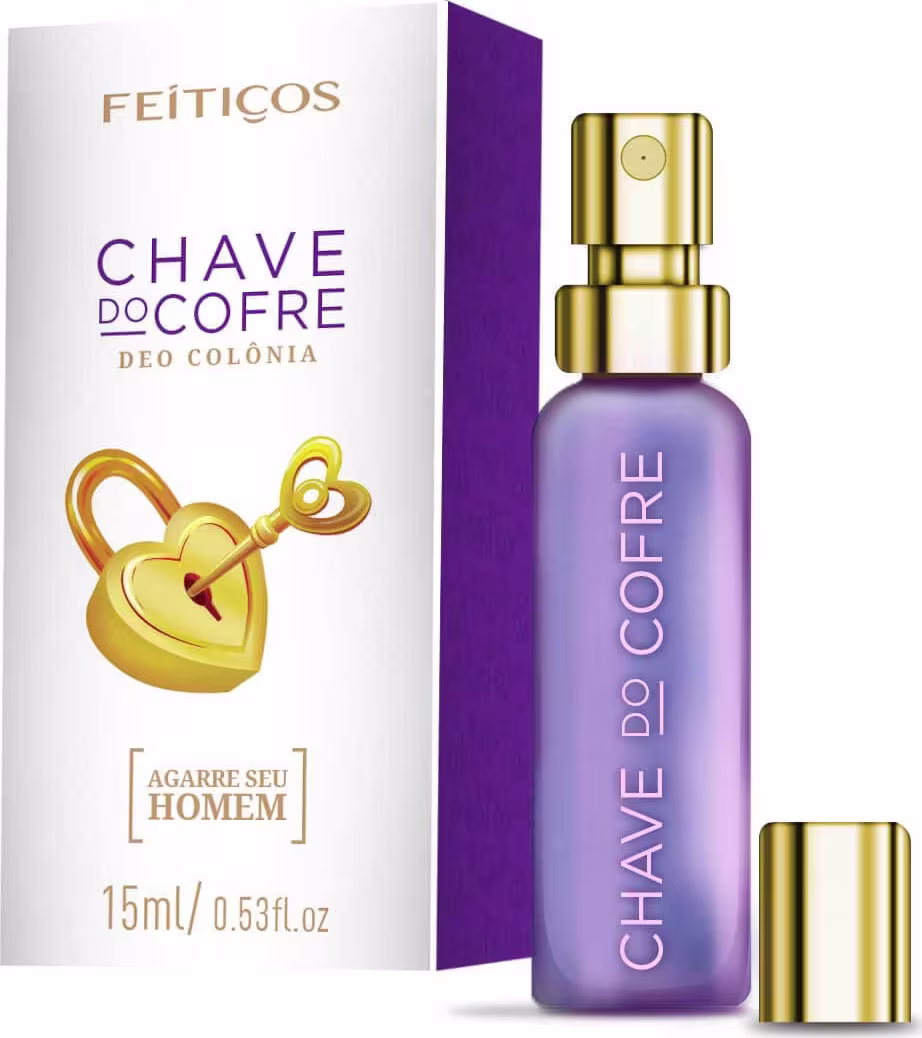 Perfume Feminino Afrodisíaco Chave do Cofre 15ml