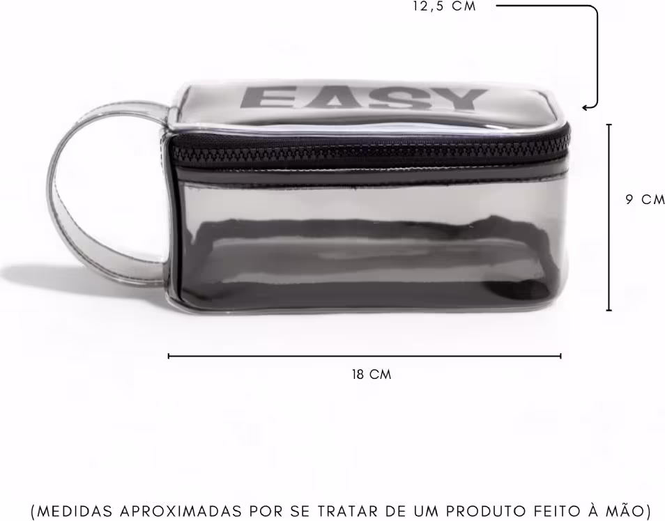 Dimensões: 18 cm x 12,5 cm x 9 cm (medidas aproximadas por se tratar de um produto feito à mão)