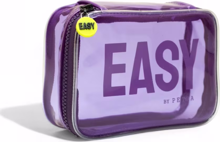 Necessaire Flex Easy by Petra, na cor Violeta