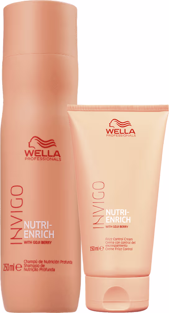 Kit Wella Professionals Invigo Nutri-Enrich Frizz Control Duo Care, 2 produtos.