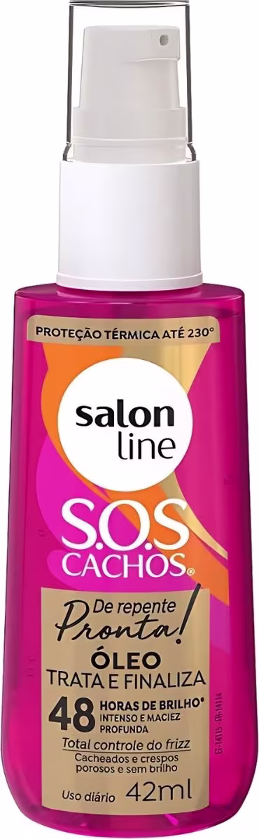 Óleo Capilar Salon Line Sos Cachos De Repente Pronta! 42ml
