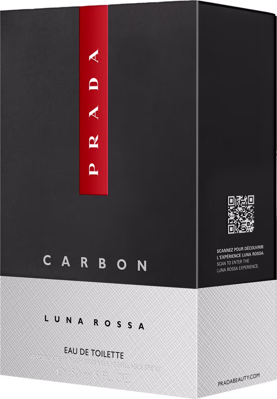 Perfume Masculino Luna Rossa Carbon Prada, 150ml.