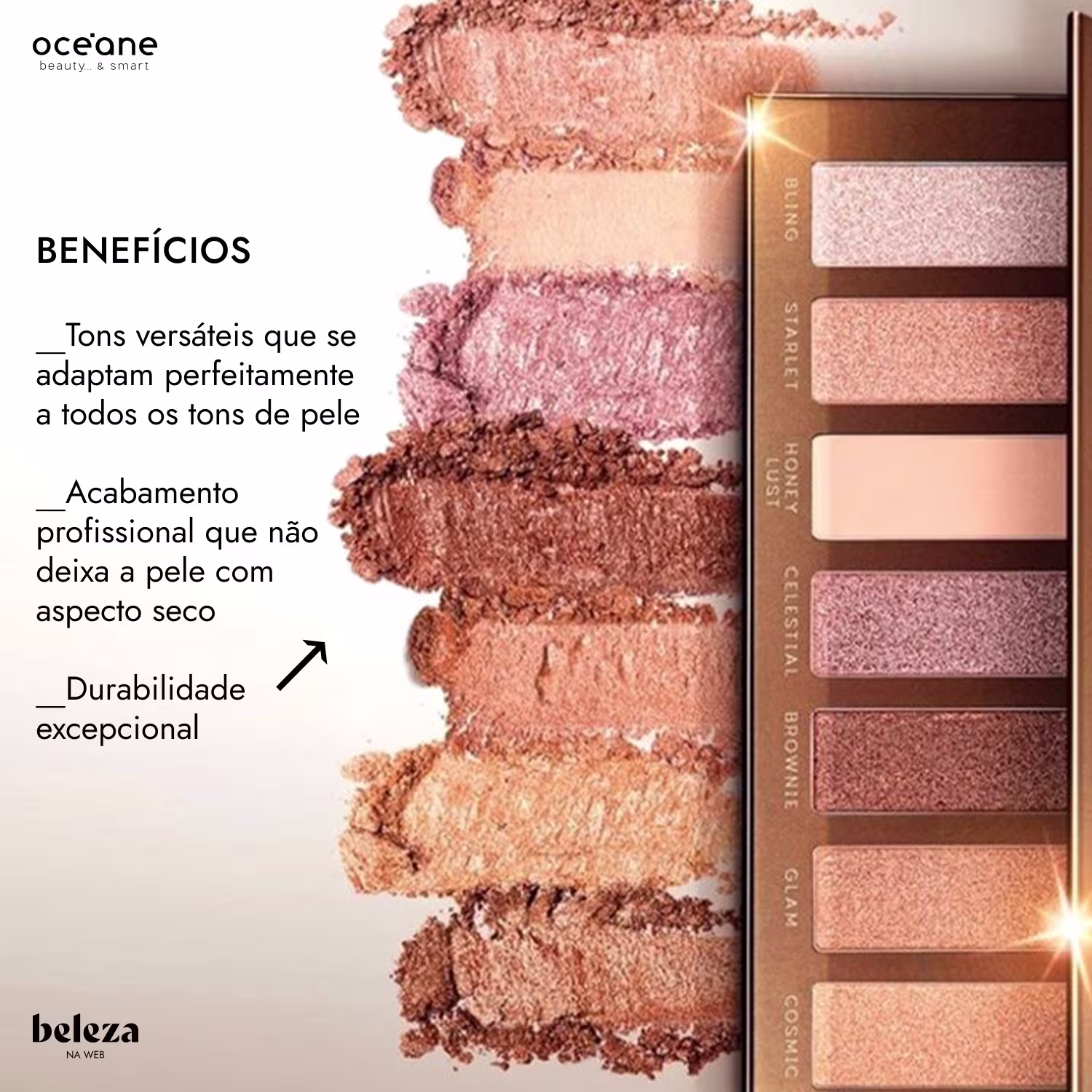 Tons versáteis que se adaptam perfeitamente a todos os tons de pele. Acabamento profissional que não deixa a pele com aspecto seco. Durabilidade excepcional.