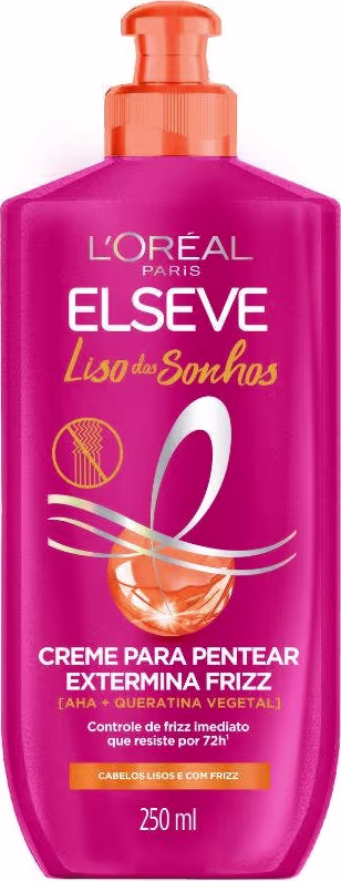 Kit Elseve L’Oréal Paris Liso dos Sonhos Quarteto Home Care, 4 produtos.