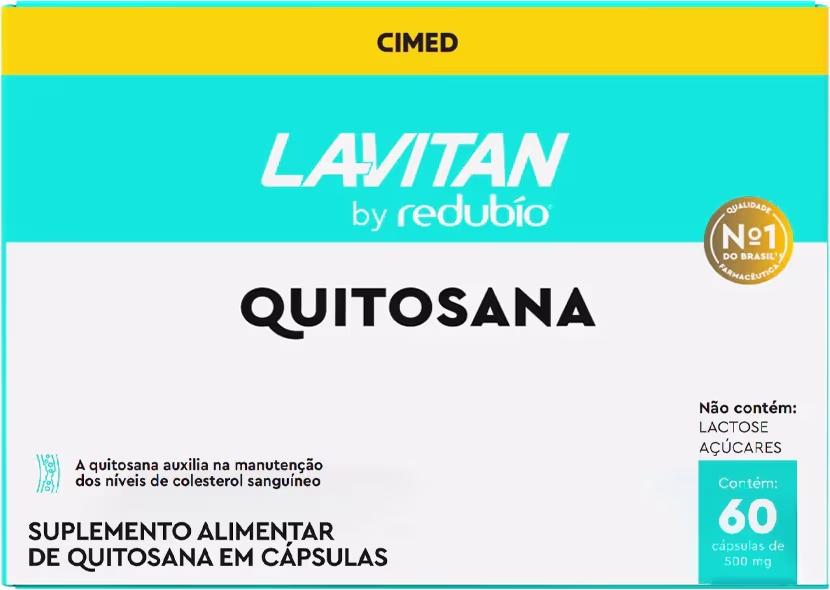 Suplemento Alimentar Lavitan By Redubío Quitosana 60 Cápsulas