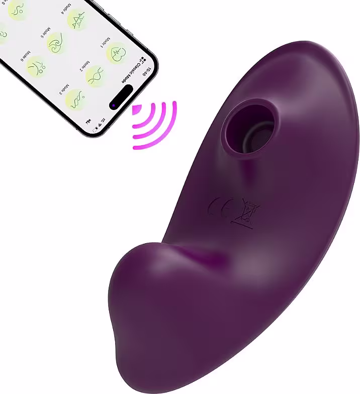 Vibrador Sexy Import Suction Vib Roxo, 1 produto.
