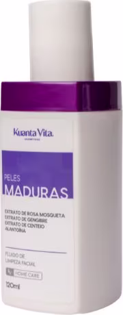 Fluido de Limpeza Facial Kuanta Vita Peles Maduras, 120ml.