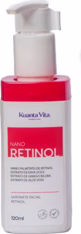 Sabonete Facial Kuanta Vita Nano Retinol, 120ml.