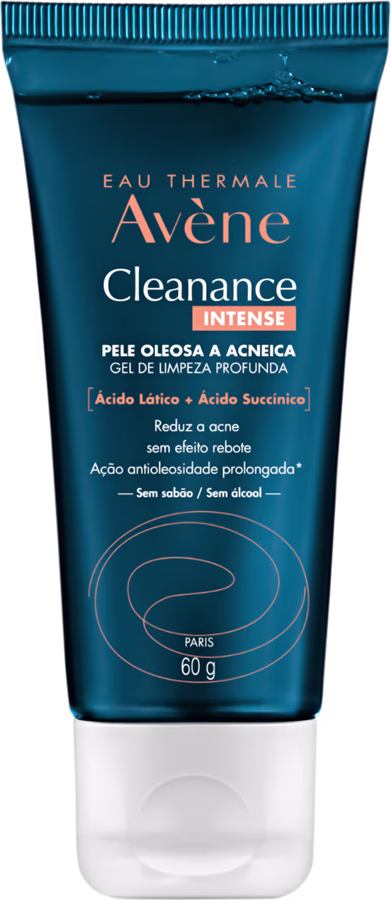 A imagem mostra o Gel de Limpeza Profunda Cleanance Intense da marca Avène.