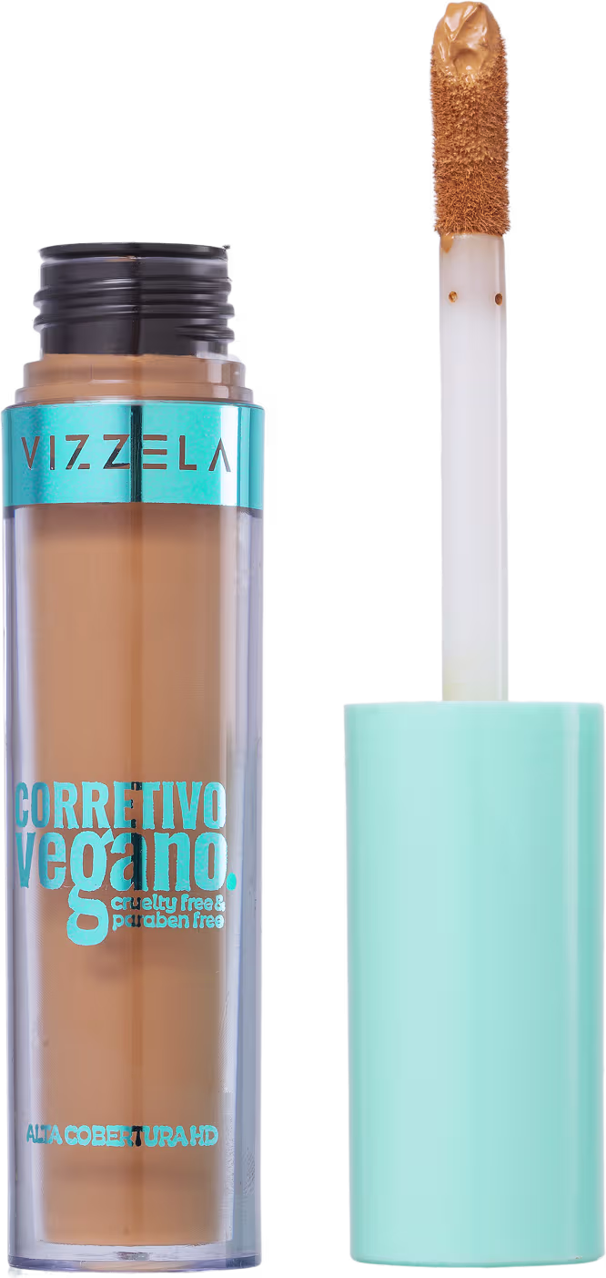 Corretivo vegano, Vizzela. Alta cobertura.