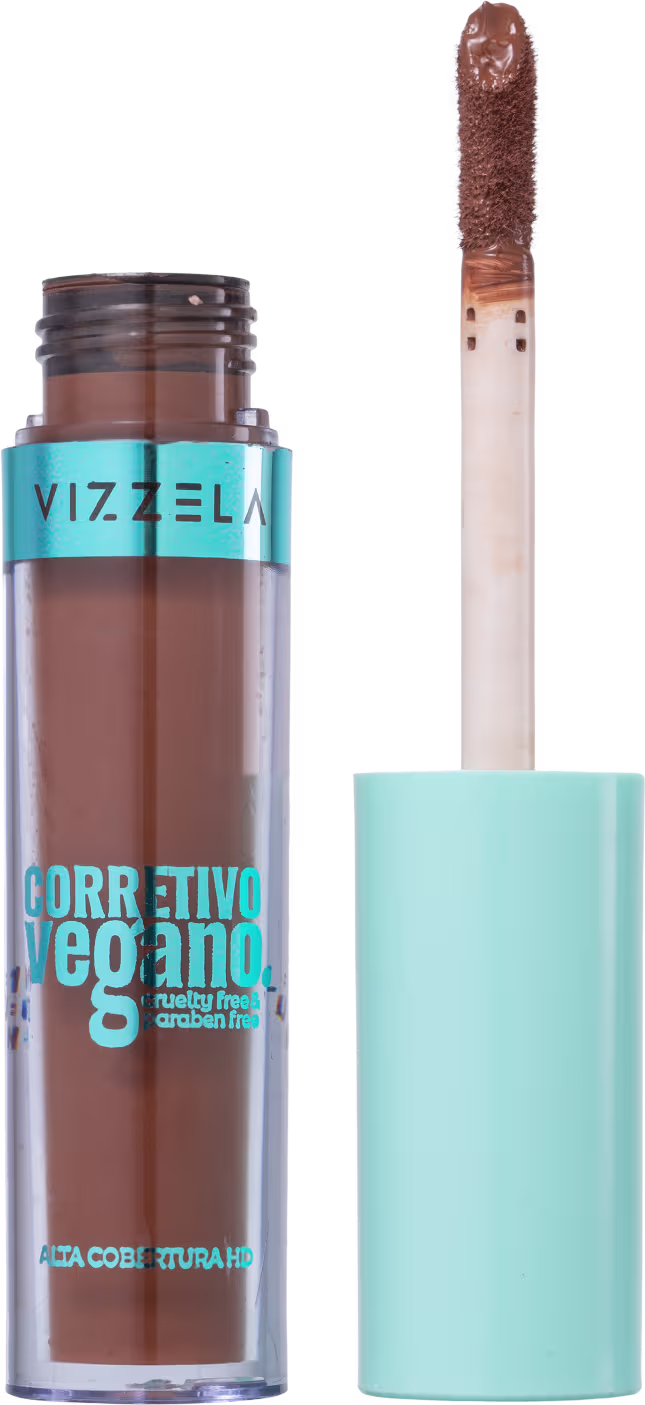 Corretivo vegano, alta cobertura, Vizzela.