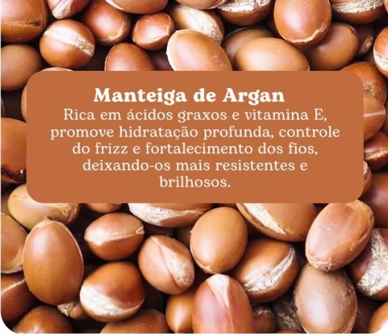 Tratamento Capilar Abela Cosmetics Manteiga de Argan, 100g.