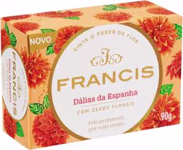 Sabonete em Barra Francis Dálias da Espanha, 90g.