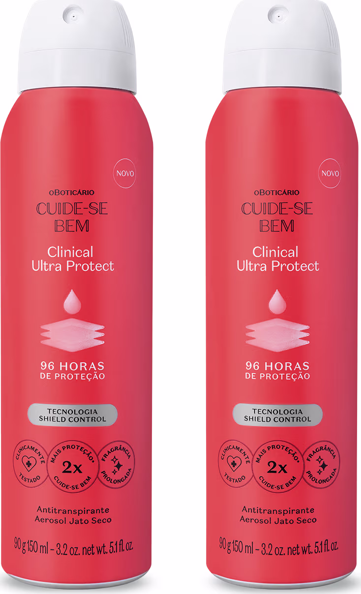 Kit o Boticário Cuide-se Bem Clinical Ultra Protect, 2 unidades.